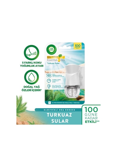 Air Wick Elektrikli Oda Kokusu Kit Turkuaz Sular Vanilla