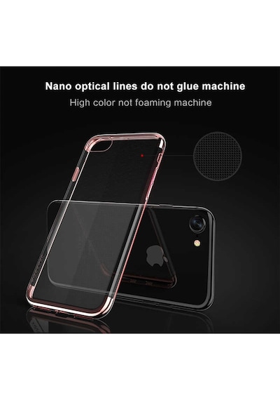 Apple Uyumlu iPhone Se 2020 Kilif Zore Dört Köseli Lazer Silikon Kilif 484243382