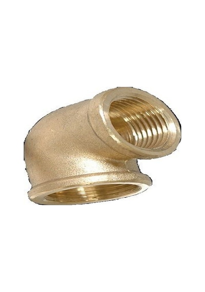 Pirinç Sarı Dirsek 1/2''