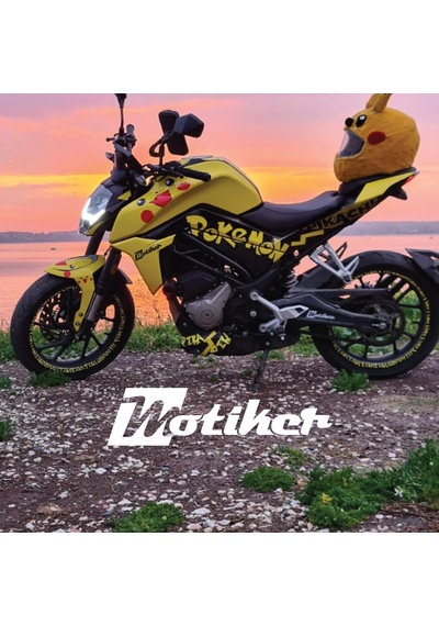 Cf Moto Nk250 Pokemon Pikacu Pikachu Kaplama Sticker Modeli
