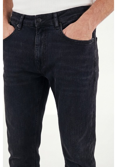 Buratti Pamuklu Slim Fit Normal Bel Jeans Erkek Kot Pantolon 5901c83mılano Siyah