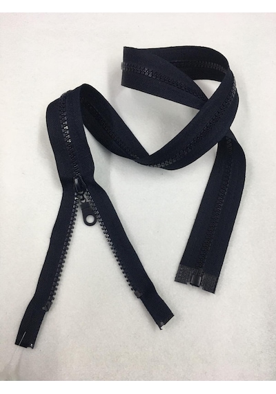 Kaban Mont Fermuarı 100 Cm Siyah