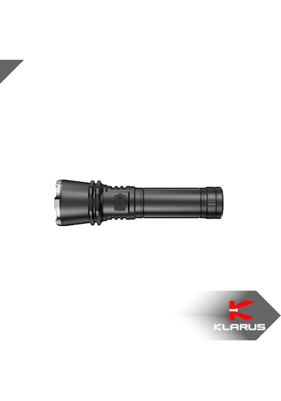 Klarus A3 Zoom Özellikli 2200 Lümen Metal Yapı Taktik El Feneri Siyah