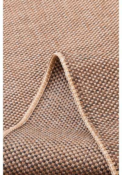 Doğal Jüt Görünümlü Düz Dokuma Kilim Minimal & Modern Tasarım Gri Gri