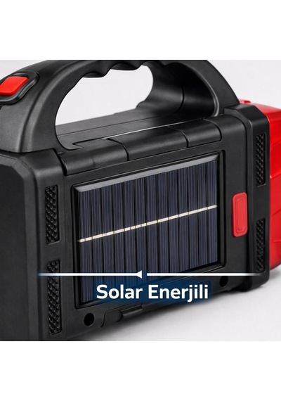 Vıvaluxe Solar Led Kamp Feneri, , 8 Led Ultra Parlak Taşınabilir Kamp Lambası, , Kamp, Balıkçılık, Acil Durum Ve Genel