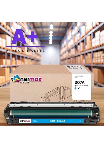 Hp 307a Ce741a Mavi Uyumlu Toner A Plus / Color Laserjet Cp5225 / Cp5225n / Cp5225dn