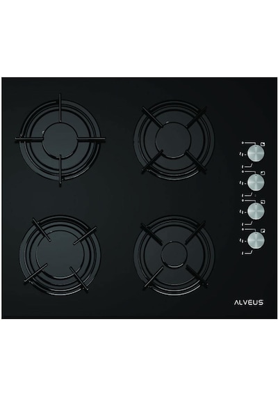 Alveus 6 Program Turbo Ankastre Cam Set - Siyah