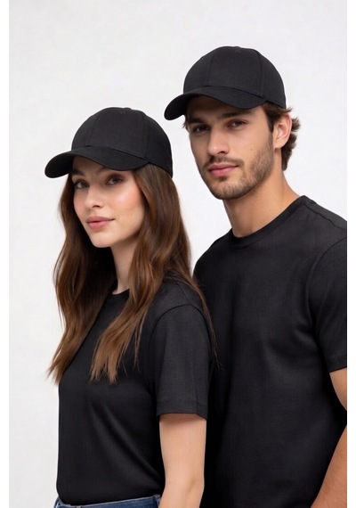 Mollycrush Büyük Kafa Beyzbol Kepi Siyah Unisex Xl 59-63 Cm Pamuklu Geniş Kalıp Siyah