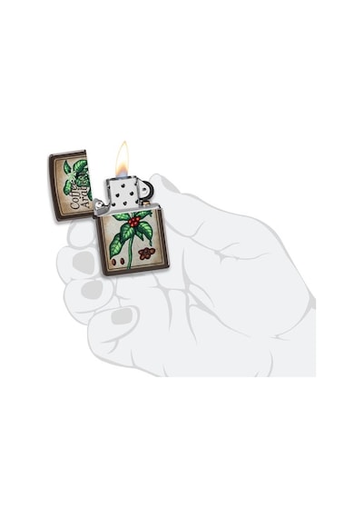 Zippo Coffee Arabica Dizayn Çakmak Kahverengi