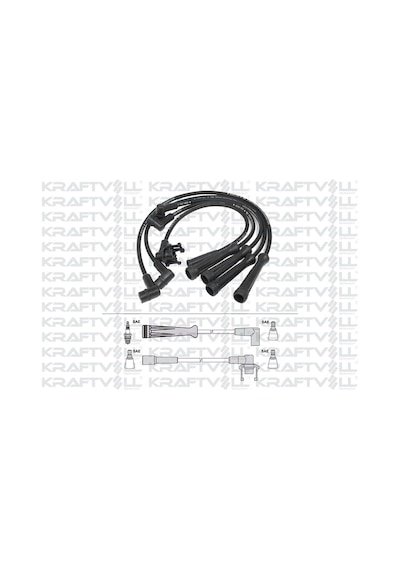 Kraftvoll Bujı Kablosu Bujı+bobın Kablosu R9-r19-express 1.4ie 95 Sılıkon Kablo AOD-KRAFTVOLL 05070212