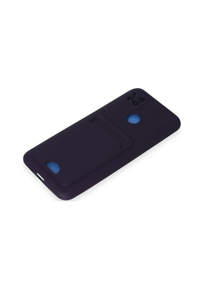 Xiaomi Redmi 9c Uyumlu Kılıf Kelvin Kartvizitli Silikon - Derin Mor