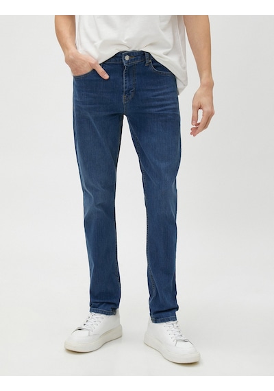 Koton Slim Fit Kot Pantolon - Brad Jean Açık İndigo 3sam40233nd 3SAM40233ND600 Açık İndigo Koton Slim Fit Kot Pantolon - Brad Jean Açık İndigo 3sam40233nd 3SAM40233ND600 Açık İndigo