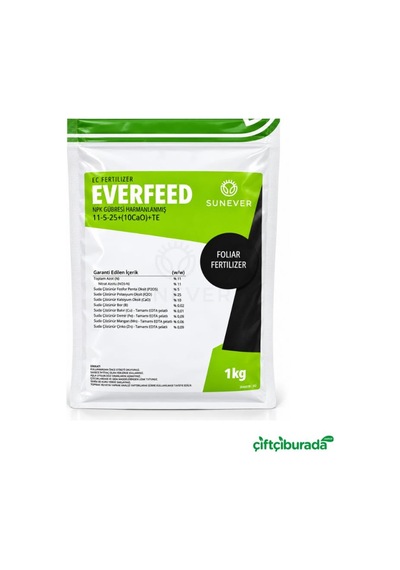 Sunever Everfeed 11-5-25 + 10 Cao Yaprak Gübresi 1 Kg