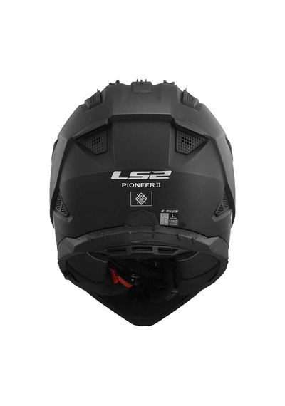Ls2 Pioneer 2 Kros Motosiklet Kaskı Mat Siyah