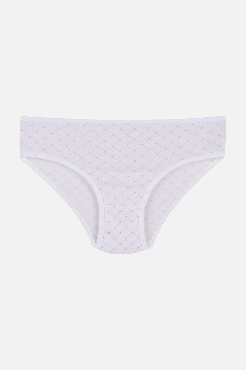 Koza İç Giyim Kız Çocuk 3'lü Penguen Desenli Slip 1050 Pembe