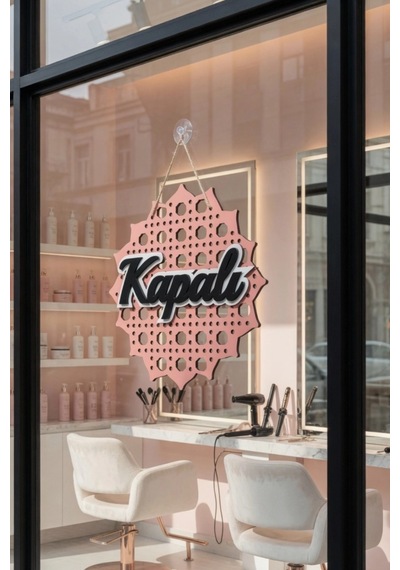Hazeran Günebakan Desenli 5d Modern Açık/kapalı Tabelası - Pembe