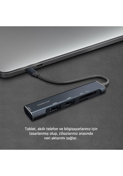 Polosmart Psm151 Dönüştürücü & Çoklayıcı Gri