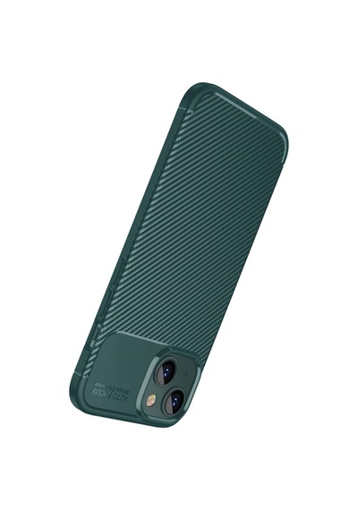 İphone 15 Kılıf Auto Focus Karbon Kapak - Yeşil Çok Renkli Diğer