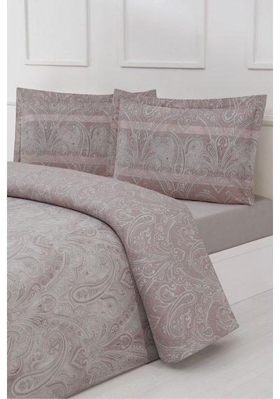 Whirling Elegance Tek Kişilik Nevresim Takımı Mürdüm
