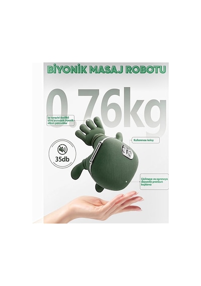 Cesicey Relaxpro 3d Isıtmalı Şarjlı Boyun Omuz Masaj Aleti-3 Kademeli Yoğurma Masajı Kablosuz Masaj Cihazı