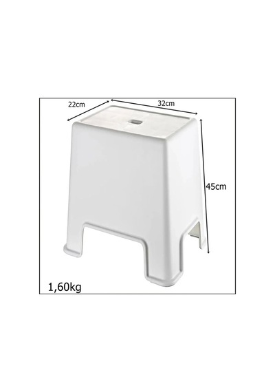 Büyük Boy Banyo Taburesi Royaleks-129 Çok Renkli