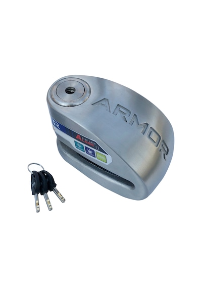 Armor 614Mva Paslanmaz Çelik Alarmlı Disk Kilidi N11.317