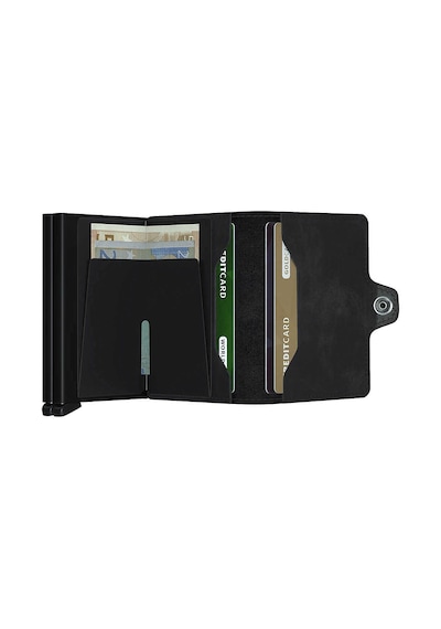 Secrid Twinwallet Vintage Kartlık Cüzdan, Siyah Çok Renkli