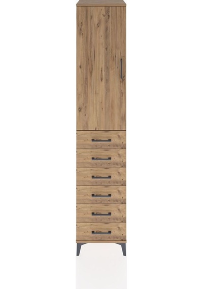 Hyperion Dolap 2 Raflı 6 Çekmeceli Tek Askılı 44x44x221 Çam-çam Çam Hyperion Dolap 2 Raflı 6 Çekmeceli Tek Askılı 44x44x221 Çam-çam Çam