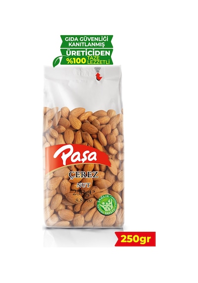 Paşa Kuruyemiş Çiğ Badem İçi 250 G