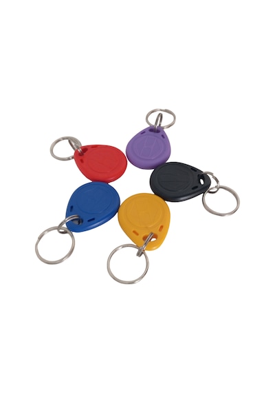 Sr-602 H Yazılabilir Ve Kopyalanabilir Rfıd Proximity Anahtarlık 125 Khz Keyfob Geçiş Kontrol Çipi 50 Adet