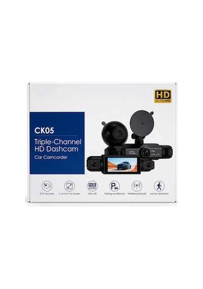 Castu Ck05 4 Kameralı Araç Kamerası 3.16 Ips Ekran Hd Ultra 1080p Wifi Li Kayıt Cihazı
