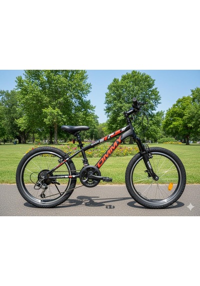 Tommybike 20 Jant Vitesli Bisiklet Duble Jant 21 Vites Ön Amortisörlü Çocuk Bisikleti Kırmızı
