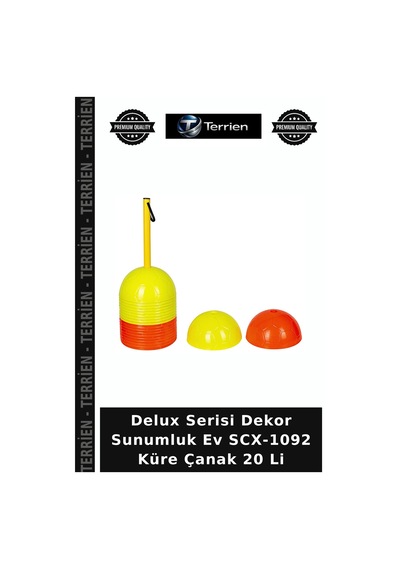 Premium Scx-1092 Küre Çanak 20 Li Sunum Seti Mutfak Sunumluk Diğer