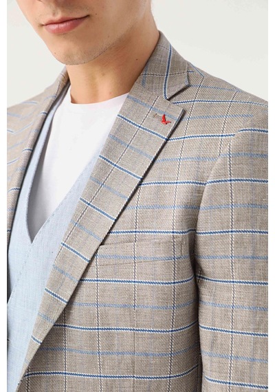 D's Damat Ds Damat Slim Fit Bej Takim Elbise Kombinli 3hfy5kmbn0051 Bej