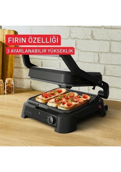 Tefal Supergrill 3in1 Siyah 2000 W Izgara Ve Tost Makinesi