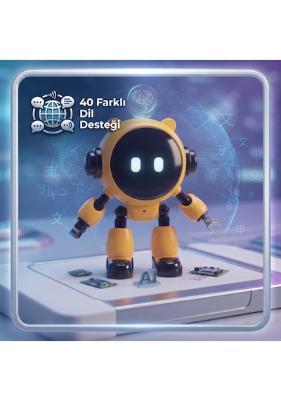 Yapay Zeka Robotu - Wi-fi Uygulamalı - Konuşma Özellikli - Teknolojik Oyuncak