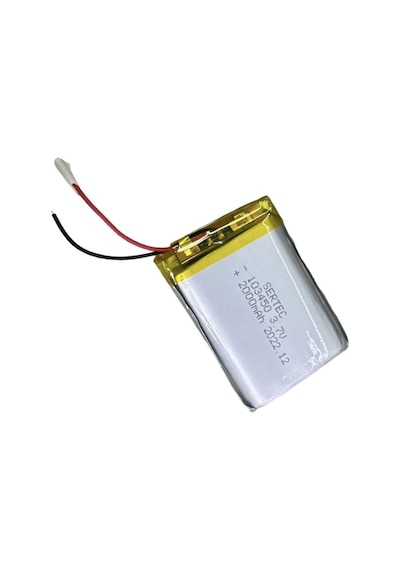 103450 3.7v 2000 Mah Li-polymer Pil Devreli/1.5a