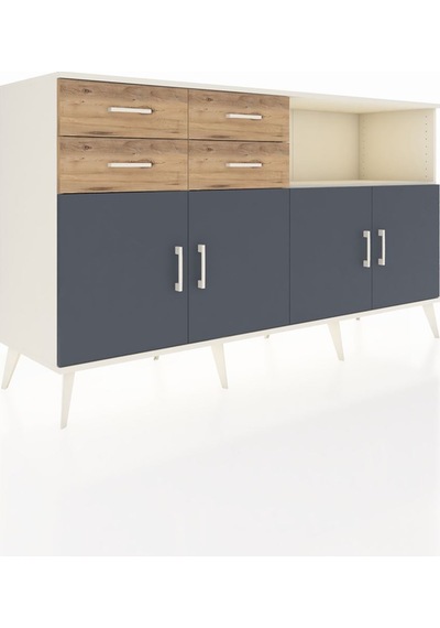 Kronos Konsol 4 Raflı 4 Çekmeceli 4 Kapaklı 176x59x99 Aytaşı-antr Aytaşı-antrasit/çam Kronos Konsol 4 Raflı 4 Çekmeceli 4 Kapaklı 176x59x99 Aytaşı-antr Aytaşı-antrasit/çam