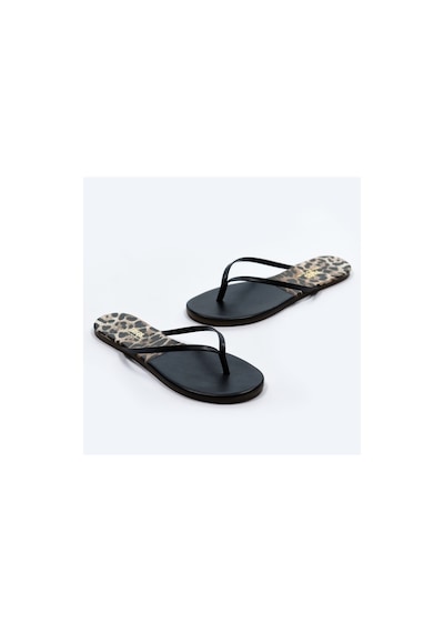 Tkees Kadın Leopar Iı/siyah Parmak Arası Terlik Leopar Iı/siyah Leopar - Siyah Tkees Kadın Leopar Iı/siyah Parmak Arası Terlik Leopar Iı/siyah Leopar - Siyah