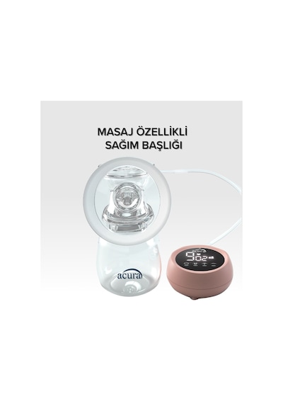 Acura Ac-3010 Şarjlı Lcd Ekranlı, Biberon Özellikli Göğüs Pompası