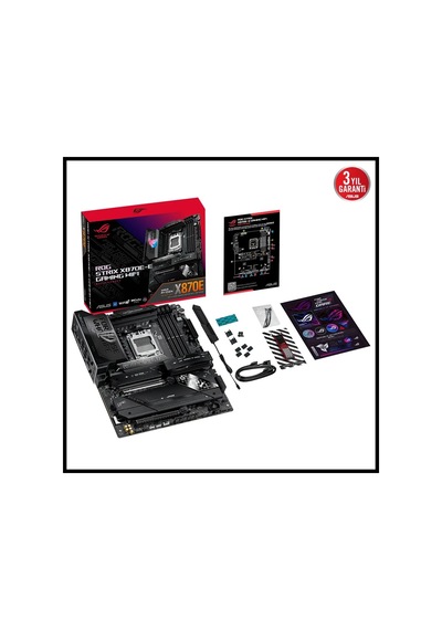 Asus Rog Strıx X870e-e Gamıng Wıfı, 4xddr5, 5xm.2, Hdmı, Dp, Type-c, Pcıe 5.0, 2xwi-fi 7, Bluetooth