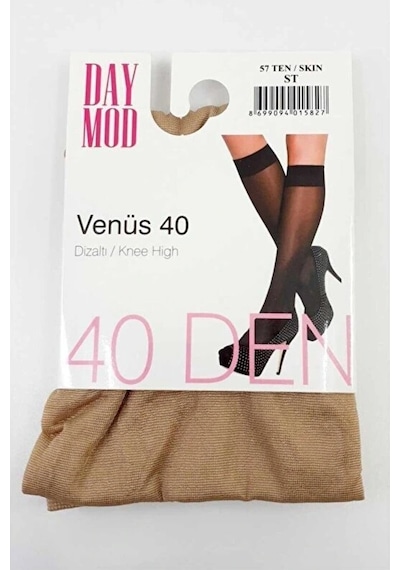 Kocabey Daymod Venüs 40 Den Dizaltı Tül Çorap Ten