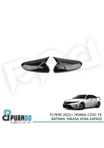 2022+ Honda Cıvıc Fe Batman Yarasa Ayna Kapağı
