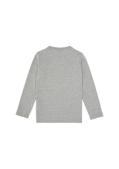 U.S. Polo Assn. Erkek Çocuk Gri Melanj Basic Bisiklet Yaka Sweatshirt 50314002-VR086