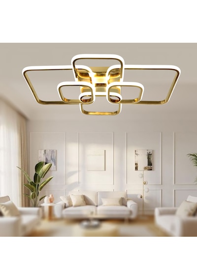 Tt500-6-sr Tt Ayd. Sarı Kaplama Gün Işığı 6 Lı Led Avize SARI