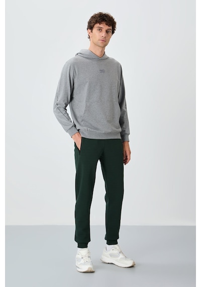 Tommy Life Cesar Çam Yeşil Cepli Şardonlu Erkek Eşofman Alt - 84929 Yeşil