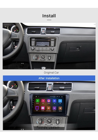 Skoda Rapıd 2013+ Multimedya Navigasyon Usb Kamera Carplayer 4 Ram