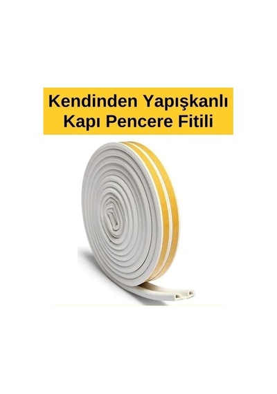 Bnp11 Rodex Fitilli Pencere Bandı Beyaz 9 6mm 2 3m/box D Typ