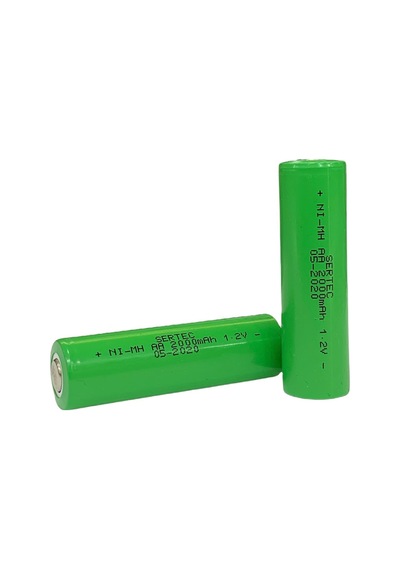 1.2v 2000 Mah - Aa - Ni-mh Şarjlı Pil - Başsız / Flat Head Hmngoxxtptprp