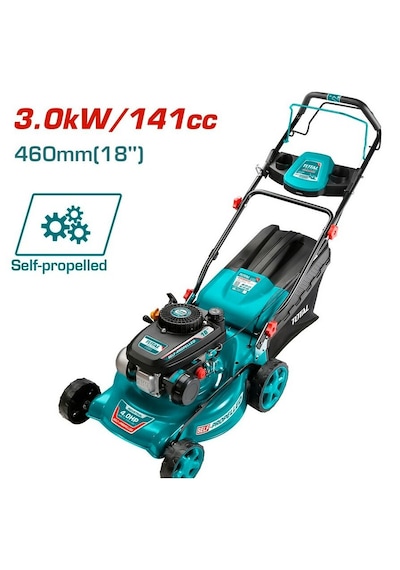 Total TGT141182 3 KW 4.0 HP Şanzımanlı Benzinli Çim Biçme Makinesi